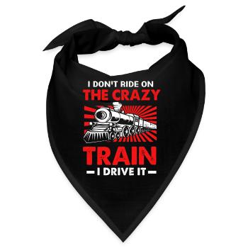 Modelleisenbahn Lokomotive Modellbauer Modellbau - Bandana - Schwarz - Vorne