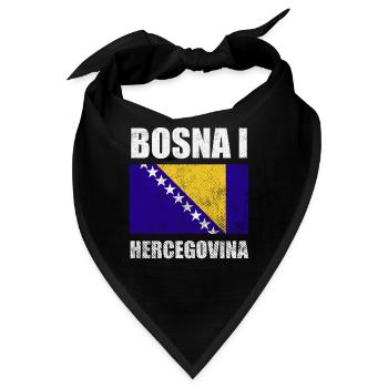 Bosna I Hercegovina by The Manzanita´s - Bandana - Schwarz - Vorne
