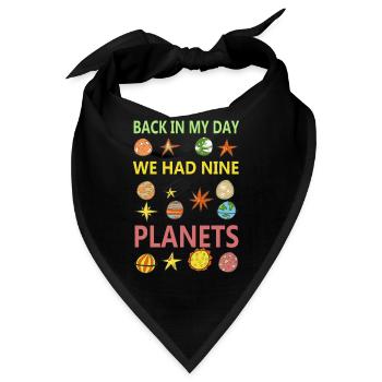 planets - Bandana - Schwarz - Vorne