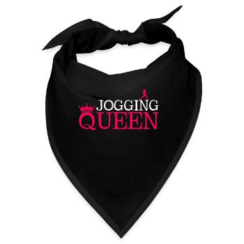 Jogging Queen - Bandana - Schwarz - Vorne