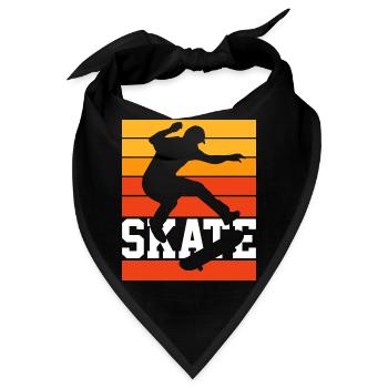 Skaten Skater Vintage - Bandana - Schwarz - Vorne