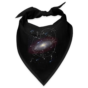 Astronomie - Bandana - Schwarz - Vorne