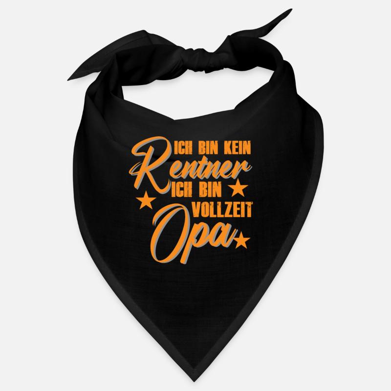 Vollzeit Opa Rentner Spruch Bandana