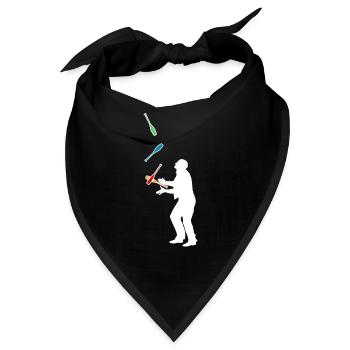 Jongleur - Bandana - Schwarz - Vorne
