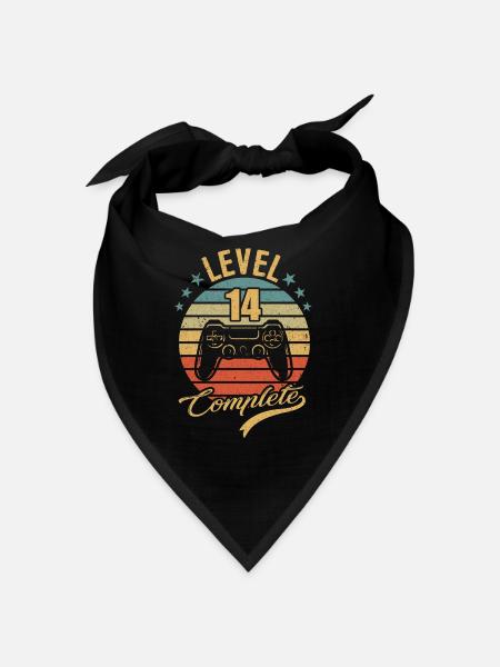 Niveau 14 complete - Bandana - noir - Devant