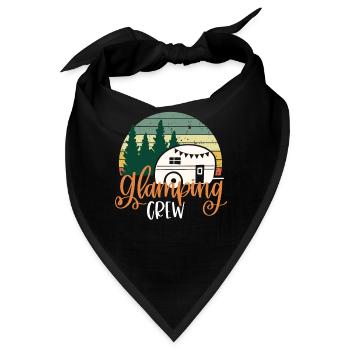 Glamping Glamourous Camping Glampings Luxus Urlaub - Bandana - Schwarz - Vorne