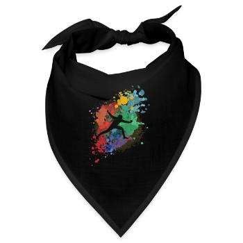 Fechten Schwertkampf Fechter Fechtsport Fechtkampf - Bandana - Schwarz - Vorne