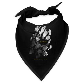 Nature - Bandana - Schwarz - Vorne