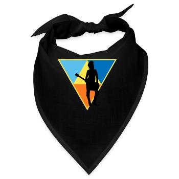 Distressed Musician - Bandana - Schwarz - Vorne