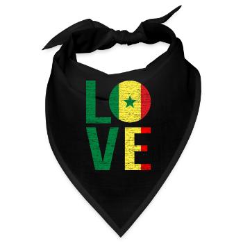 Senegal - Bandana - Schwarz - Vorne