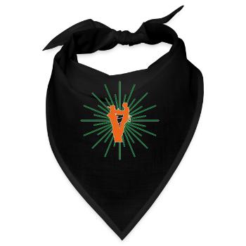 Baumpflege Baumfäller Baumkletterer Geschenkidee - Bandana - Schwarz - Vorne