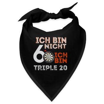 Dart Team Darth Evolution Darts Player Lustig Frau - Bandana - Schwarz - Vorne
