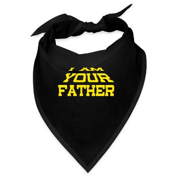 I am your father - Bandana - Schwarz - Vorne