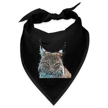 Luchs - Bandana - Schwarz - Vorne