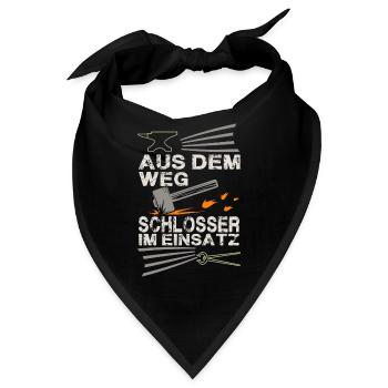 Schlosser - Bandana - Schwarz - Vorne