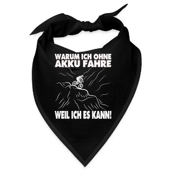 Vintage Fahrrad Fahrräder Biker Retro Fahrrad Rad - Bandana - Schwarz - Vorne
