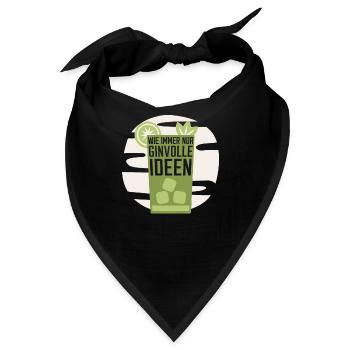 Cocktail - Bandana - Schwarz - Vorne