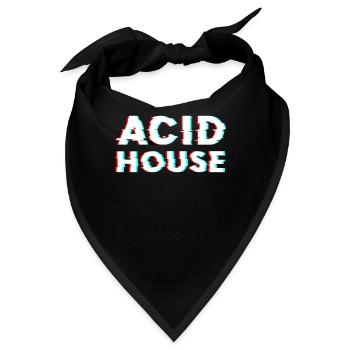 Acid House - Bandana - Schwarz - Vorne