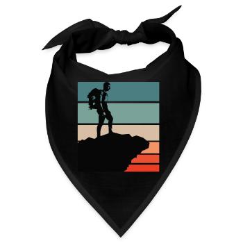 Hiking - Bandana - Schwarz - Vorne
