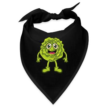 Salat - Bandana - Schwarz - Vorne