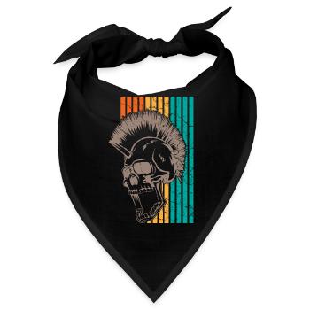 Punk Punks - Bandana - Schwarz - Vorne