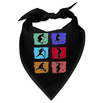 Stunt Scooter Skater Stunt Tretroller Stunt Roller - Bandana - Schwarz - Vorne