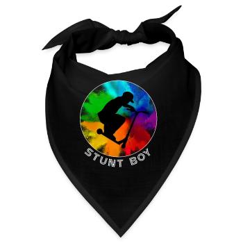 Stunt Boy Scooter Stunt Skater Tretroller Kids - Bandana - Schwarz - Vorne