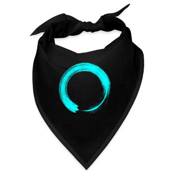 Kreis - Bandana - Schwarz - Vorne