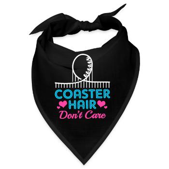 Achterbahn Haare - Bandana - Schwarz - Vorne