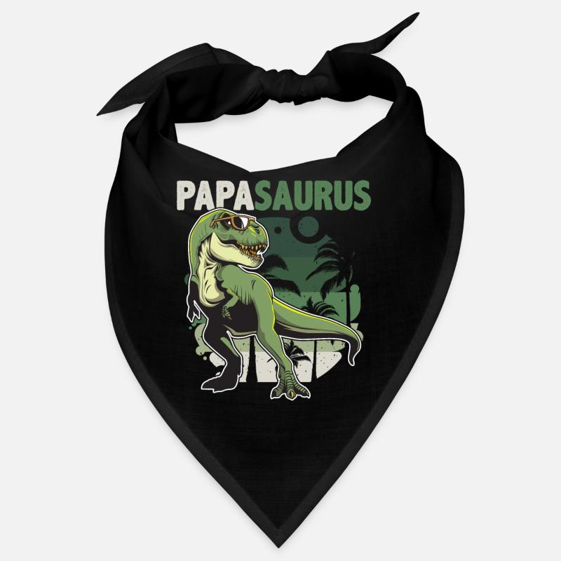 Papasaurus - Papa T Rex Dinosaur Gift Bandana