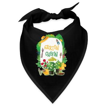 GARTEN CHEFIN - Bandana - Schwarz - Vorne