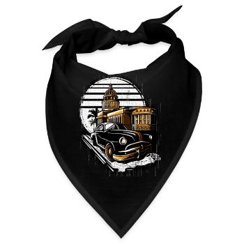 Havana Cuba Capitol - Bandana - Schwarz - Vorne