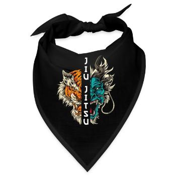 Brazilian Jiu Jitsu - Bandana - Schwarz - Vorne