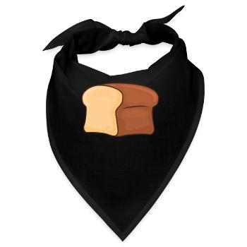 Brot Backen - Bandana - Schwarz - Vorne
