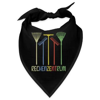 Garten Rechen Rechenzentrum - Bandana - Schwarz - Vorne