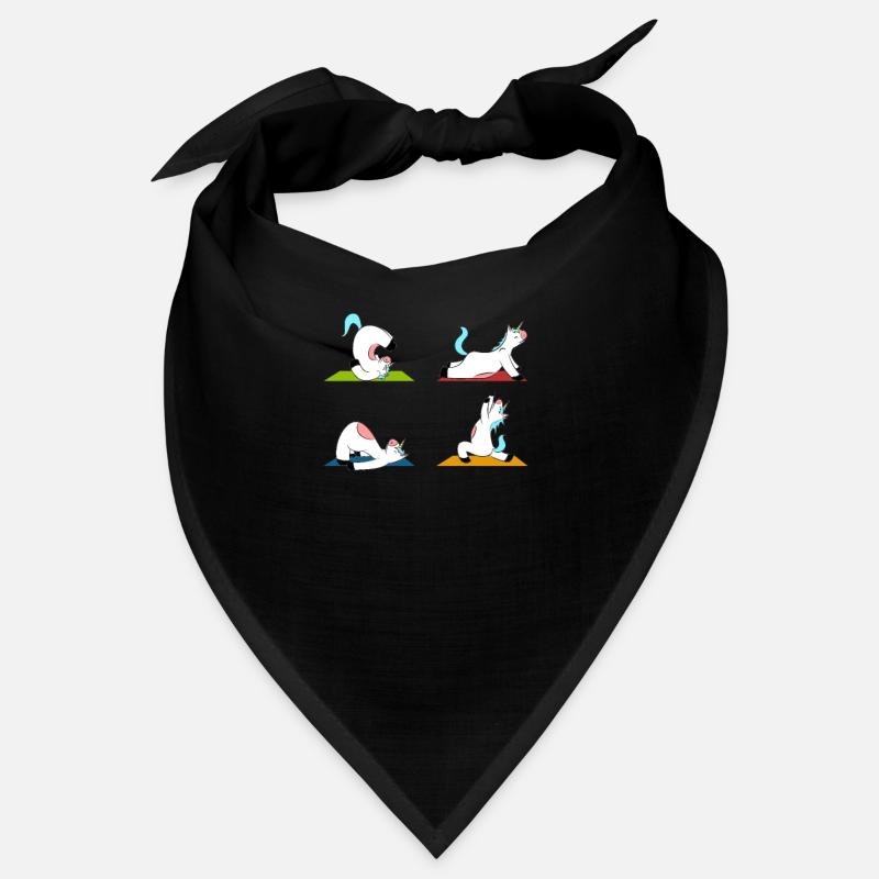 Yoga Einhörner Yogamatte Bandana