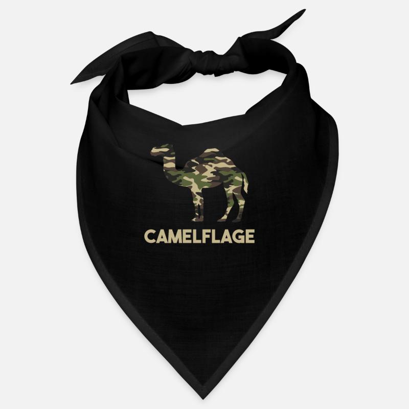 Camelflage, Funny Camel pun Bandana