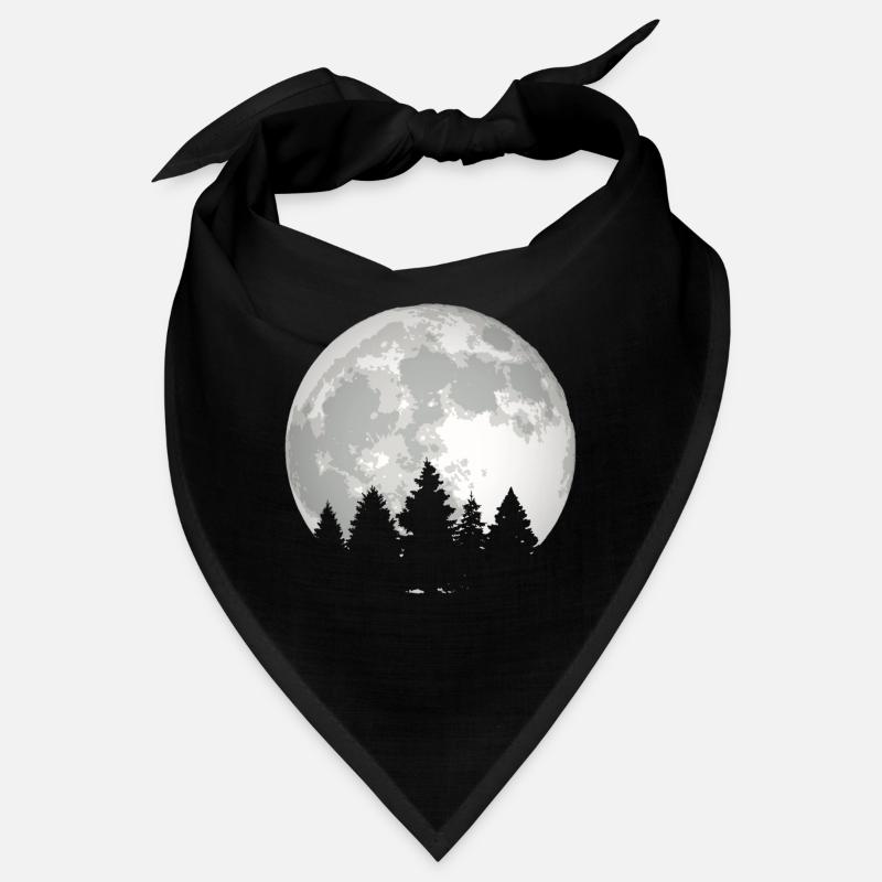 Lune forêt Bandana