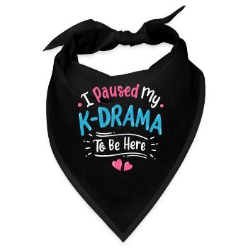 K-Drama Koreanisches Drama K-Drama-Fans - Bandana - Schwarz - Vorne