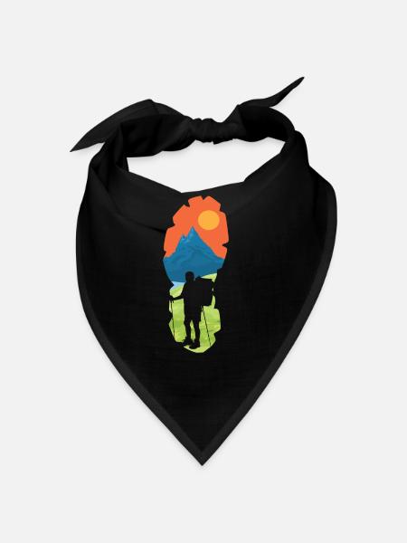 wander - Bandana - black - Front