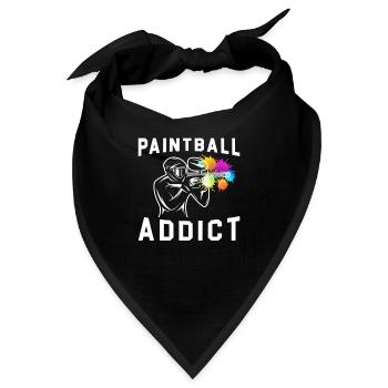 Paintball / Airsoft / Paintballer: Paintball - Bandana - Schwarz - Vorne