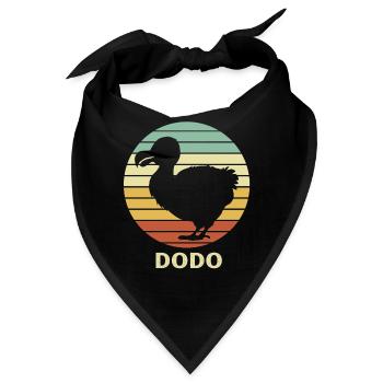 Dodo - Bandana - Schwarz - Vorne