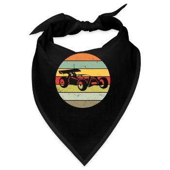RC Auto Car Modellauto Modellbau Geschenk Retro - Bandana - Schwarz - Vorne
