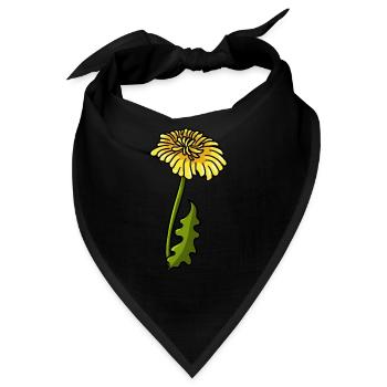 Löwenzahn - Bandana - Schwarz - Vorne