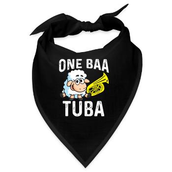 Tuba - Bandana - Schwarz - Vorne