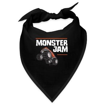 Monster Jam - Bandana - Schwarz - Vorne