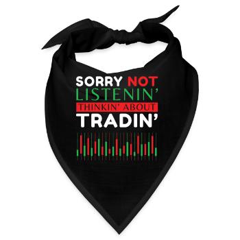 Trader Daytrader Aktien Kryptowährung - Bandana - Schwarz - Vorne