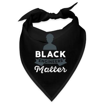 Ingenieur - Black Engineers Matter - Bandana - Schwarz - Vorne