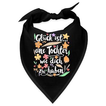 Tochter Geschenk für Töchter Geschenke - Bandana - Schwarz - Vorne