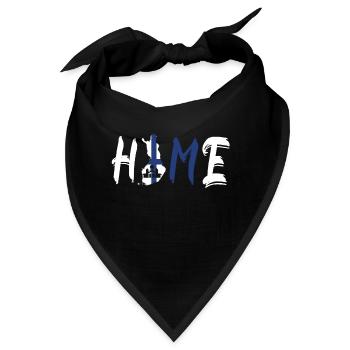 Finnland Home - Bandana - Schwarz - Vorne
